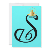 Sepia Swan Sweet Sixteen Coronation-Customize invitations by wholeheartedly Sepia Swan Sweet Sixteen Coronation-Customize invitations