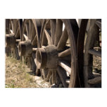 Sepia Wagon Wheels