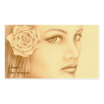 Sepia Woman Business Cards