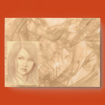 sepia, vintage, woman, lady, girl, head, face,