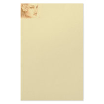 Sepia Woman stationary stationery
