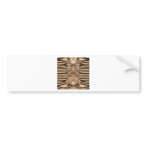 SepiaGold Fractal Bumper Stickers