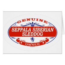 SEPPALA SIBERIAN SLEDDOG_ GREETING CARD
