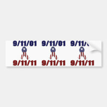 September 11, 2001 Ten Year Anniversary Bumper Stickers