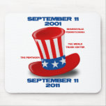 SEPTEMBER-11-ANNIVERSARY-UNCLE-SAM-HAT MOUSE PAD
