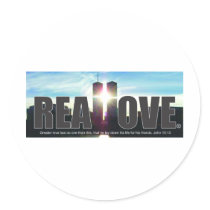 September 11 Twin Towers Real Love Sticker