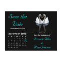 September 2009 Save the Date, Wedding Announcement postcards