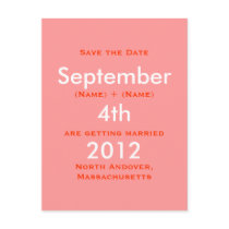 September, 2011, 4th, Save the Date, Katie   Ro... Postcard