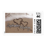 September Beach Destination Wedding - Customized postage