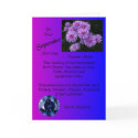 September Birthday Card - Aster and Sapphire card