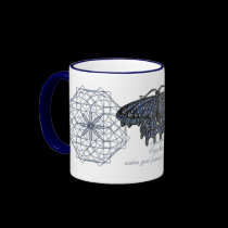 September Birthstone Butterfly Mug mugs