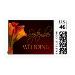 September Calla Lily Wedding Postage