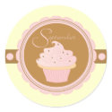 September Cupcake stickers