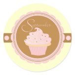 September Cupcake stickers