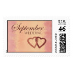 September Heart Wedding Stamps