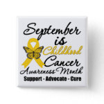 September is Childhood cancer Awareness Month v2 button