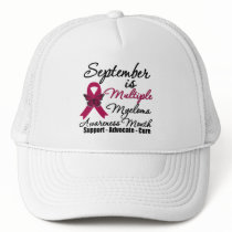 September is Multiple Myeloma Awareness Month v2 hats by cancerapparel September is Multiple Myeloma Awareness Month v2 hats