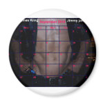 september JIMMY JAMES KiiNG Fridge Magnet