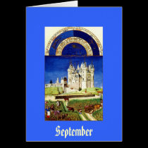 September - Tres Riches Heures du Duc de Berry cards
