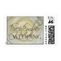 September Wedding cream rose postage by aslentz September Wedding cream rose postage