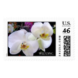 September wedding orchid stamp