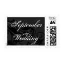 September Wedding Postage Stamp