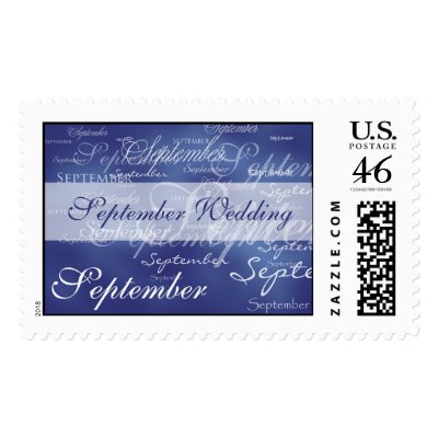 September Wedding Sapphire Stamps