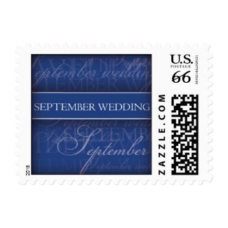 September Wedding Stamp