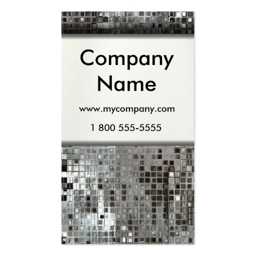 Sequins Business Cards (front side)