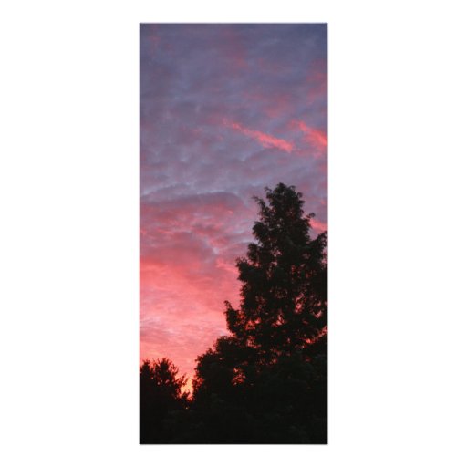 Sequoia Sunrise Rack Card Template