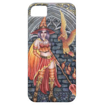 Serafina & Firenze - Fire Witch iPhone Case iPhone 5 Covers