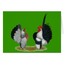 Serama Bantams Greeting Cards