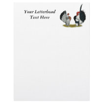 Serama Bantams Personalized Letterhead