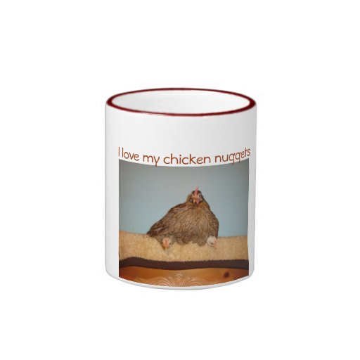 Serama chicken nuggets mug