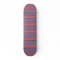 Serape Red White Blue Short skateboards by gopherus Serape Red White Blue Short skateboards