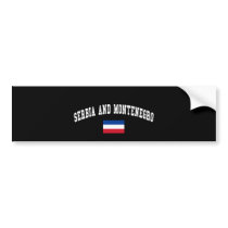 SERBIA AND MONTENEGRO BUMPER STICKERS