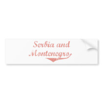 Serbia and Montenegro Bumper Stickers