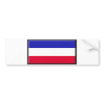 Serbia and Montenegro Flag Bumper Stickers