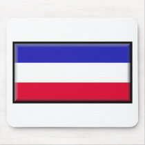 Serbia and Montenegro Flag mousepads