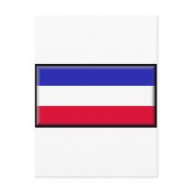 Serbia and Montenegro Flag postcards by jacinto888 Serbia and Montenegro Flag postcards