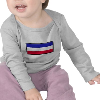 Serbia and Montenegro Flag T Shirts by jacinto888