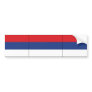 Serbia (Civil) With Border, Serbia Bumper Sticker