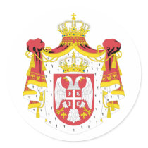 Serbia COA Stickers