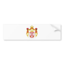 Serbia coat of arma bumper stickers