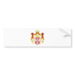 Serbia coat of arma bumper stickers