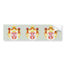 Serbia Coat of Arms detail Bumper Stickers