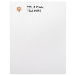Serbia Coat of Arms Letterhead