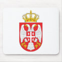 Serbia  Coat of Arms Mousepad