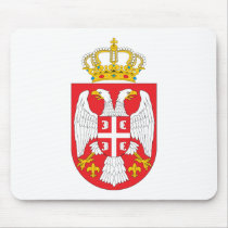 Serbia  Coat of Arms Mousepad