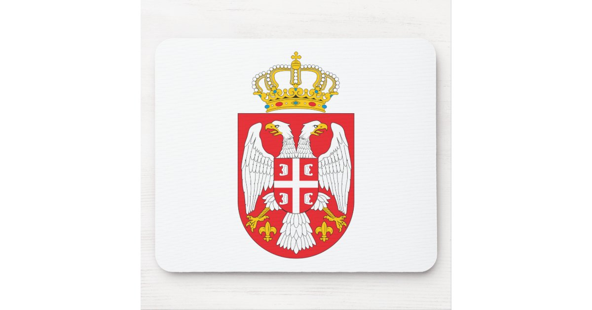 Serbia Coat of Arms Mousepad | Zazzle